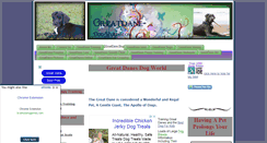 Desktop Screenshot of greatdane-dog-world.com